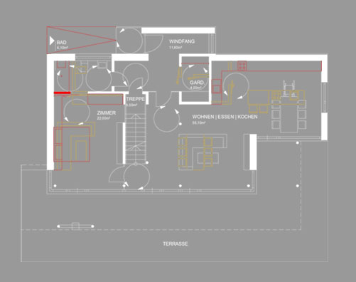 Bauberatung barrierefreies Bauen, Sanieren, Gestaltung, Planung, Entwurfsplanung, Möblierungsplanung, Bauüberwachung, Judith Bruckner-Moritsch